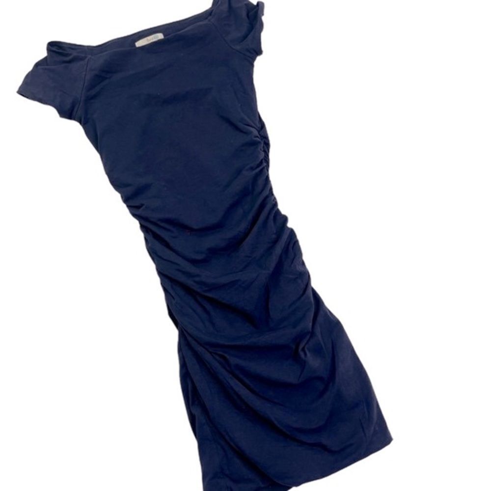 Boden Ruched Off the Shoulder Ruched Dress - Picture 3 of 7